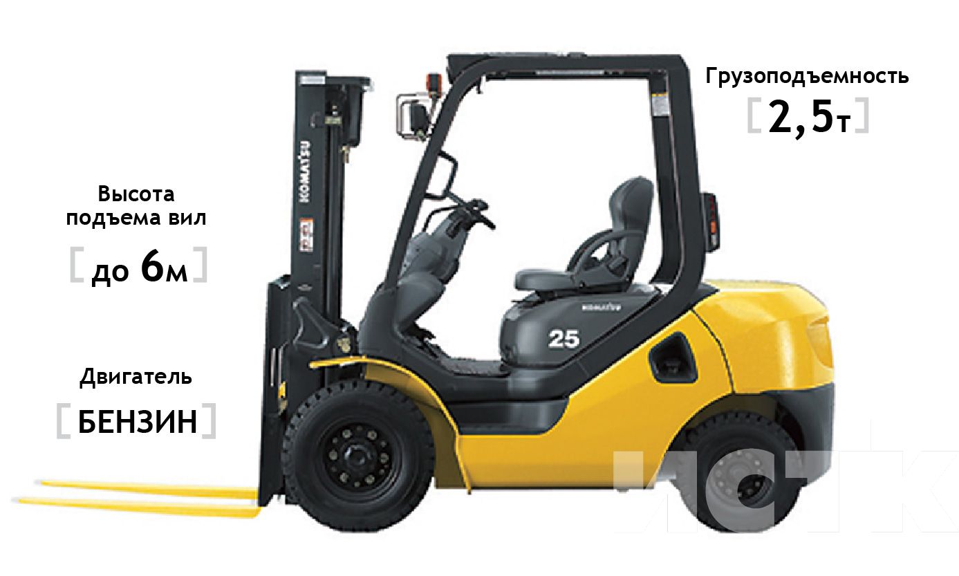 Вилочный погрузчик Komatsu FG25T-17