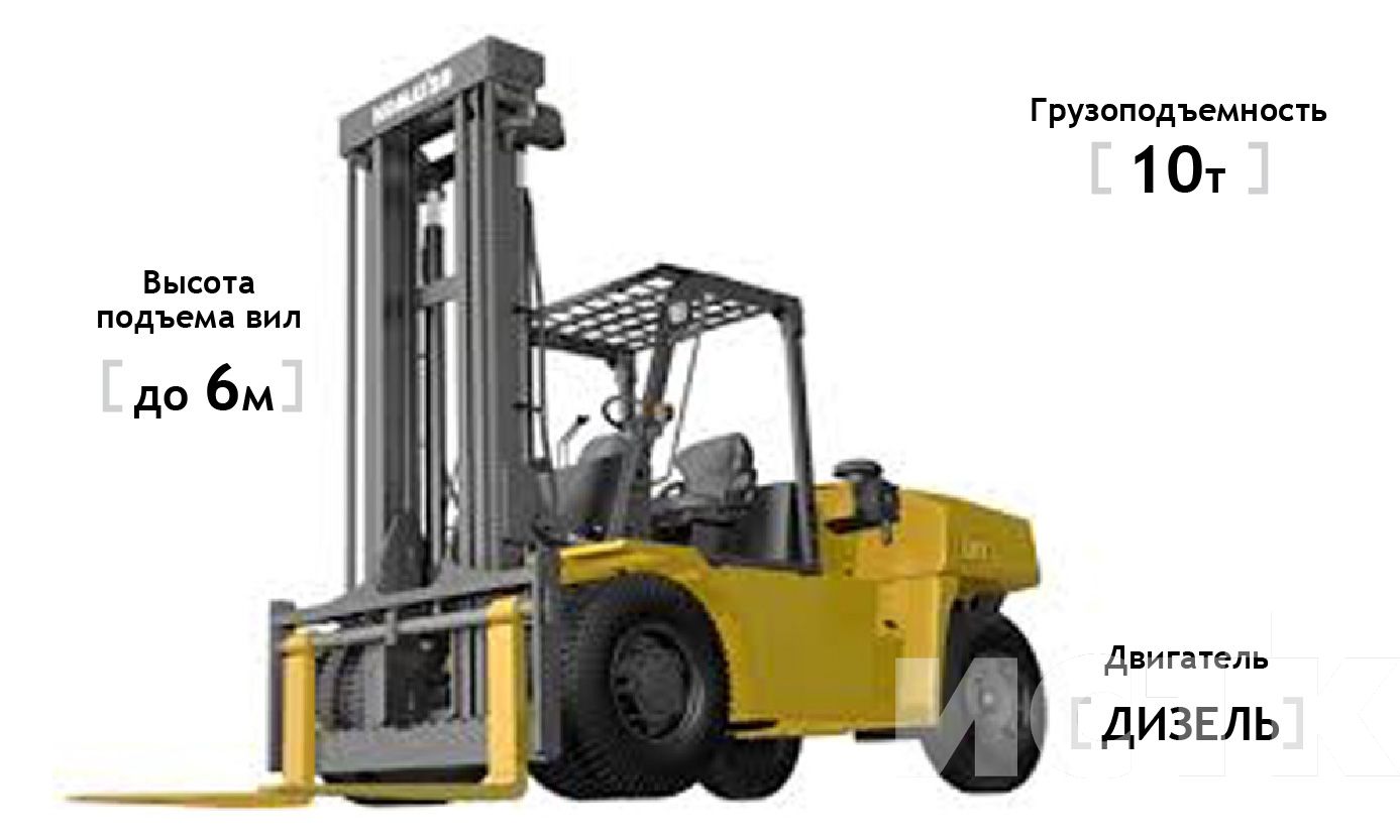 Вилочный погрузчик Komatsu FD100-8
