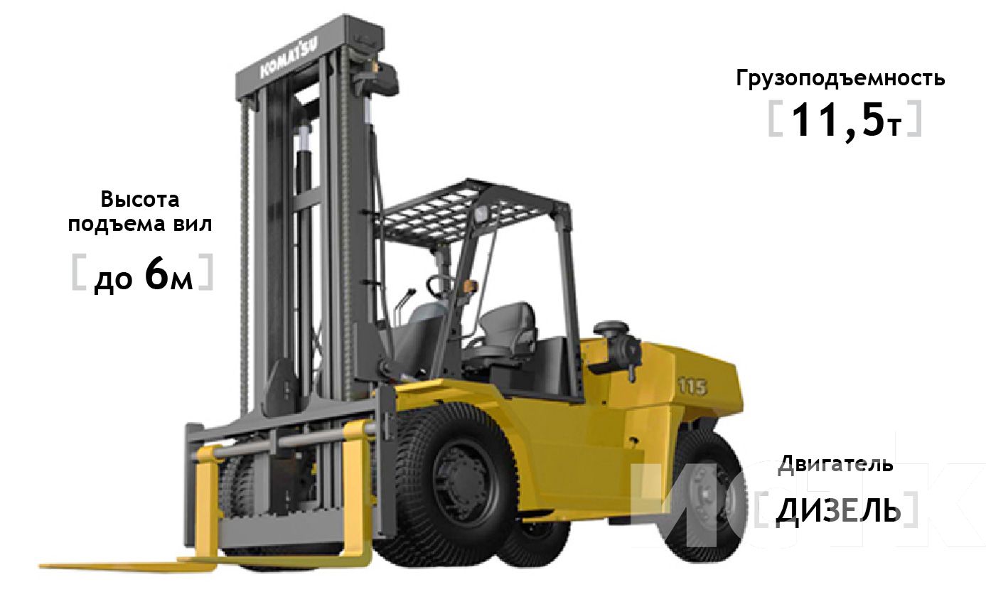 Вилочный погрузчик Komatsu FD115-8