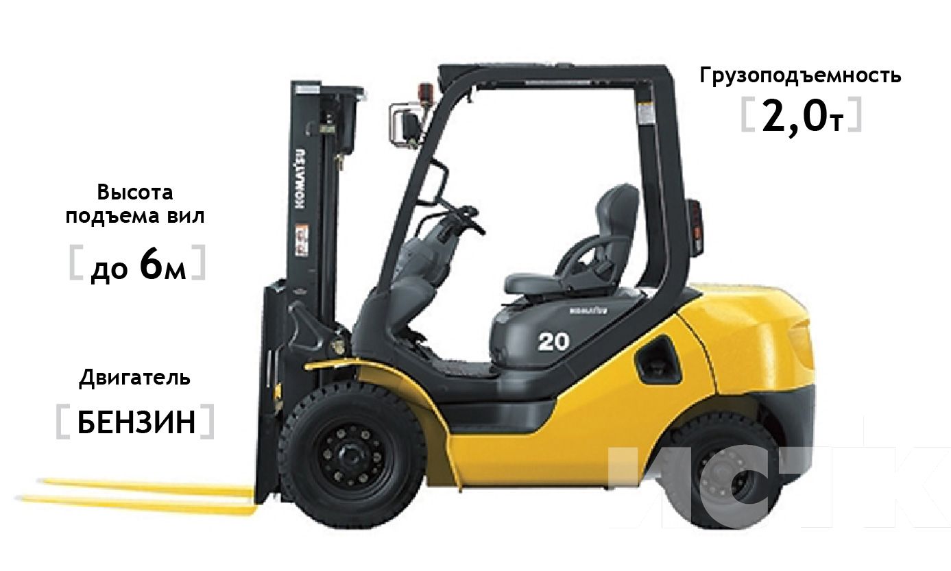 Вилочный погрузчик Komatsu FG20T-17
